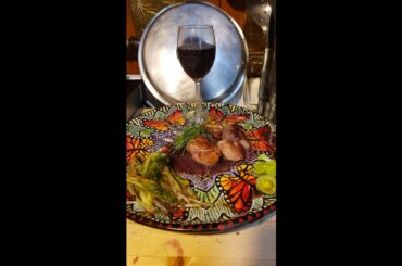 Leave it to Chef Robert- duck breast w/ red wine reduction, caramelized endive & potato dauphinoise