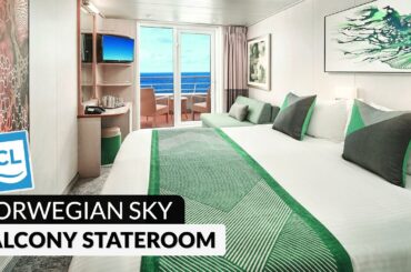 Norwegian Sky | Balcony Stateroom Full Walkthrough Tour & Review 4K | 2024