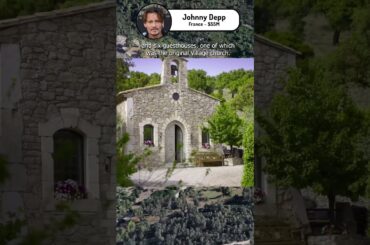 Johnny Depp’s village in France worth $55M #shorts