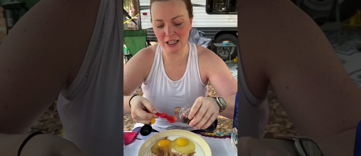 French Toast Fry #camping #campingrecipes #food #cooking