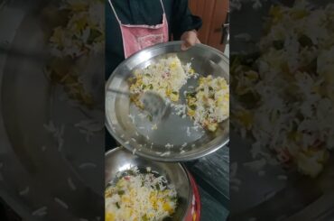 #ShortBakarwal Puppy Dinner - Rice and Potato, Tomato, French Beans and Pumpkin - Extra Virgin Oil