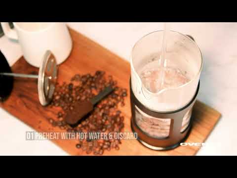 French Press Coffee Tea and Espresso Maker OVENTE 12 Ounce Heat Resistant Borosilicate French Press Coffee Tea and Espresso Maker OVENTE 12 Ounce Heat Resistant Borosilicate