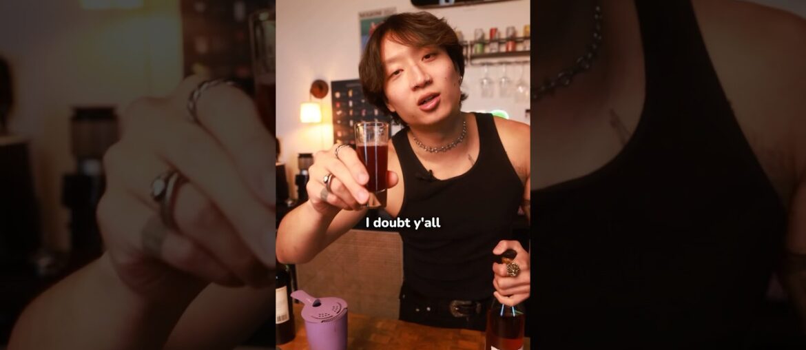 Red Wine And Banana Liqueur #wine #cocktails #bartender #bartending #mixology #barchemistry Red Wine And Banana Liqueur #wine #cocktails #bartender #bartending #mixology #barchemistry