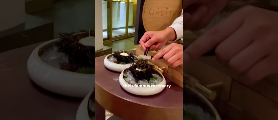 Dining 3 Michelin Star Odette Singapore