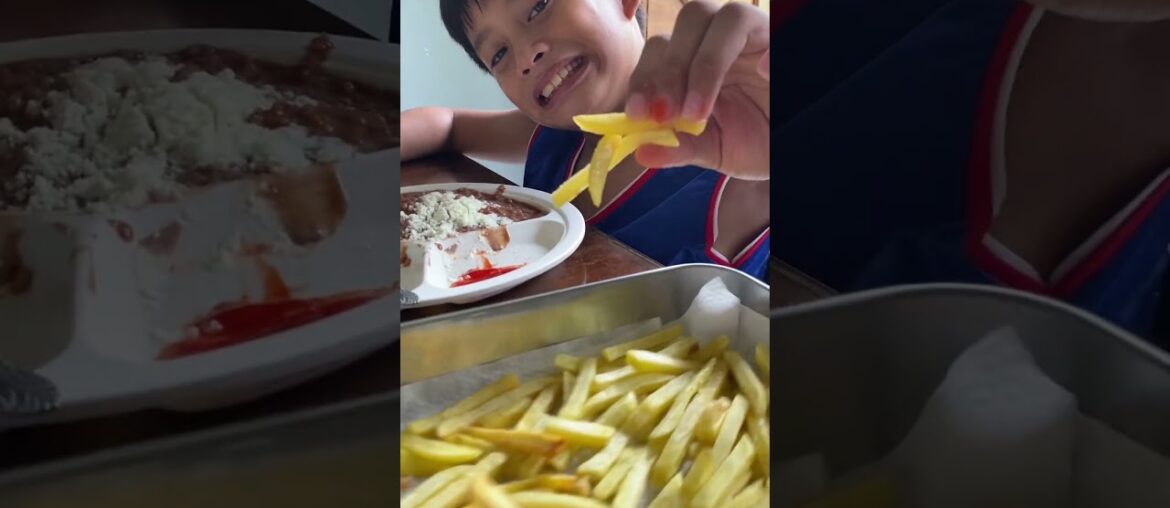 French Fries and Champurado | The best snacks | snack ideas | happy tummy | happy kiddo