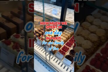 Traveling Europe with the kids! #traveltoeurope #europediaries #parisprices #travelcosts #shorts