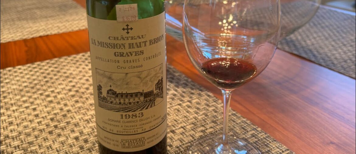 La Mission Haut Brion 1983 Graves Trophy Bordeaux Wine Review