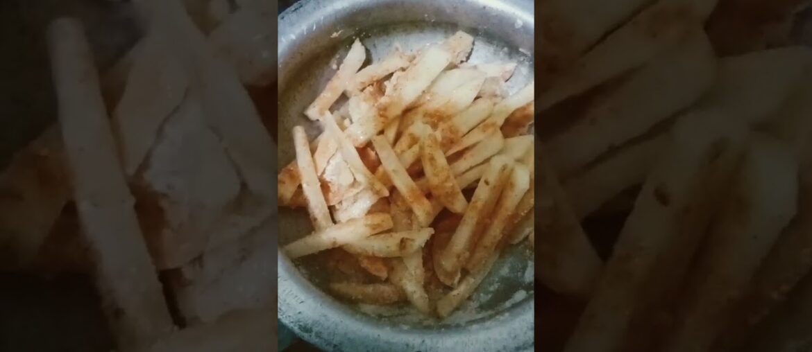 french fries recipe. gadeela madhavi vlogs