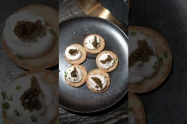 Complimentary Caviar and Beluga Vodka Tasting