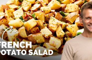 French-Style Potato Salad | A mayo-less potato salad for summer!