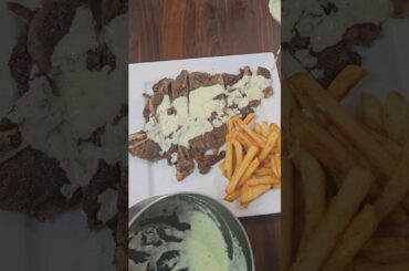 How To Make Easy Steak et Frites #shorts #cooking #ribeyesteak #steak #fries