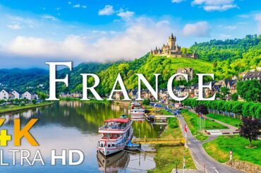 24 HOURS drone FILM FRANCE in 4K + Relaxation Film 4K | Scenic Relaxation Video 4K Ultra HD 60 FPS