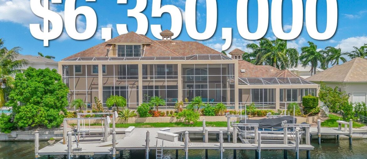 Tour a Multi-Million Dollar Waterfront Home | Marco Island