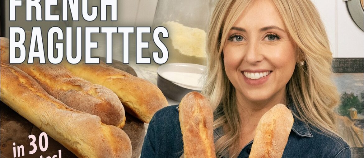French Baguettes in Only 30 Minutes! – Recipe from France French Baguettes in Only 30 Minutes! - Recipe from France