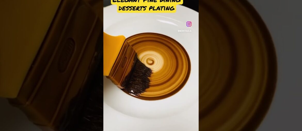 Elegant Fine Dining desserts plating #shortsviral #ytshort #chefmohit #chocolate #lemon #pannacotta