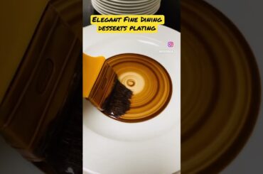 Elegant Fine Dining desserts plating #shortsviral #ytshort #chefmohit #chocolate #lemon #pannacotta