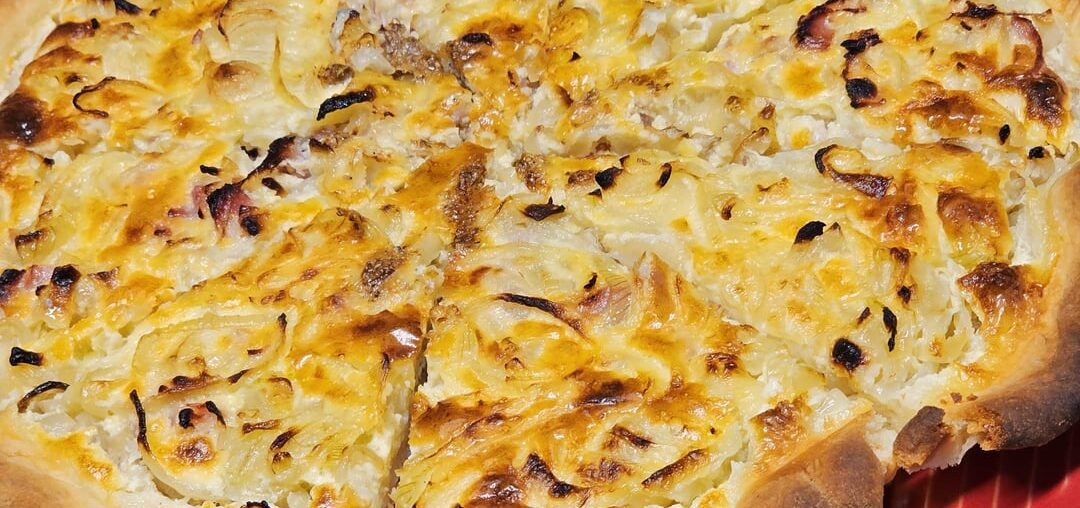 Onion tart Schaffhausen style ("Bölletünne")