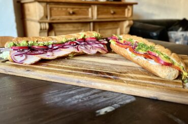 Avocado/Chicken and Salmon Subs