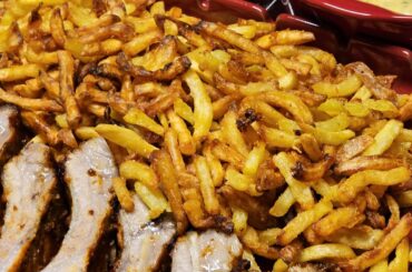 Spare ribs with homecut fries