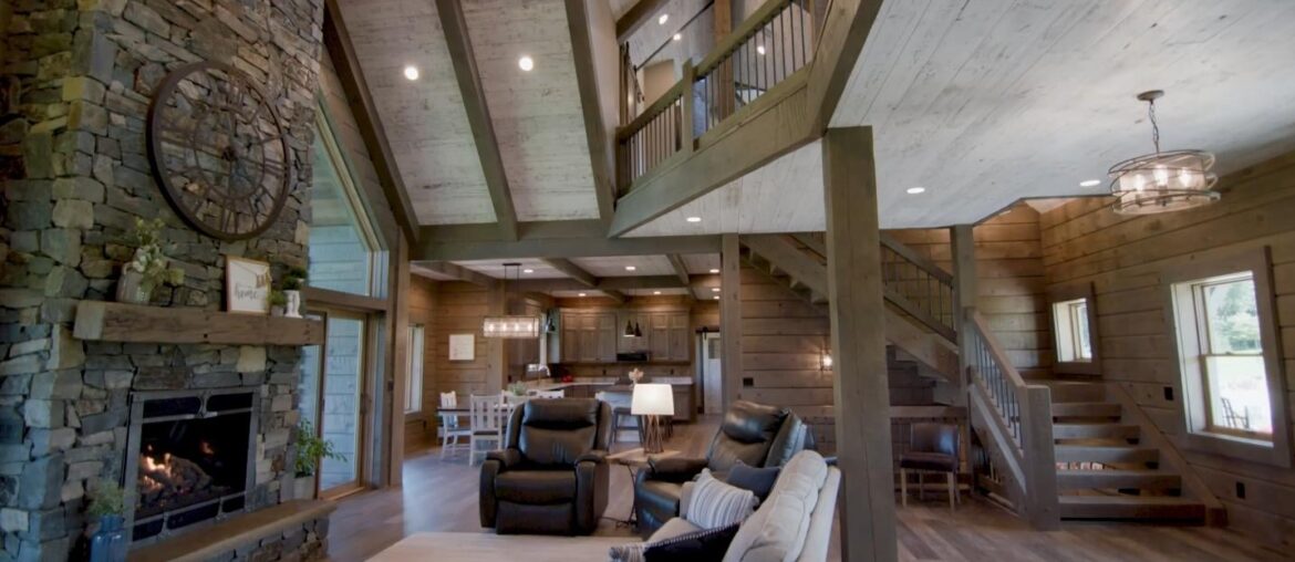 Living room in a cabin in USA [1433x835]