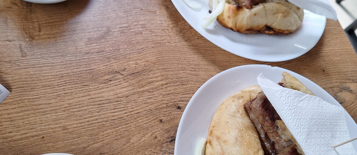 Ćevapi in Banja Luka, Bosnia and Herzegovina