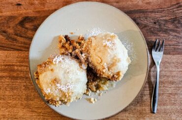 Austrian apricot dumplings