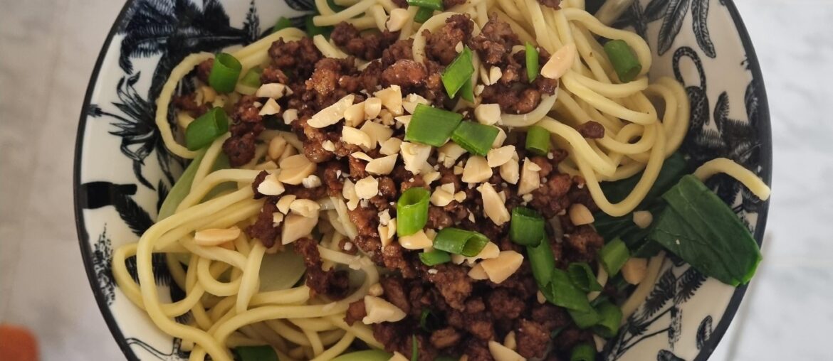 Nouilles Dan Dan maison