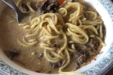 Ramen boeuf fait maison!