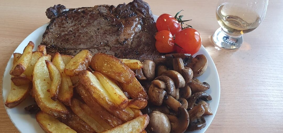 Just a weekend rib-eye lunch