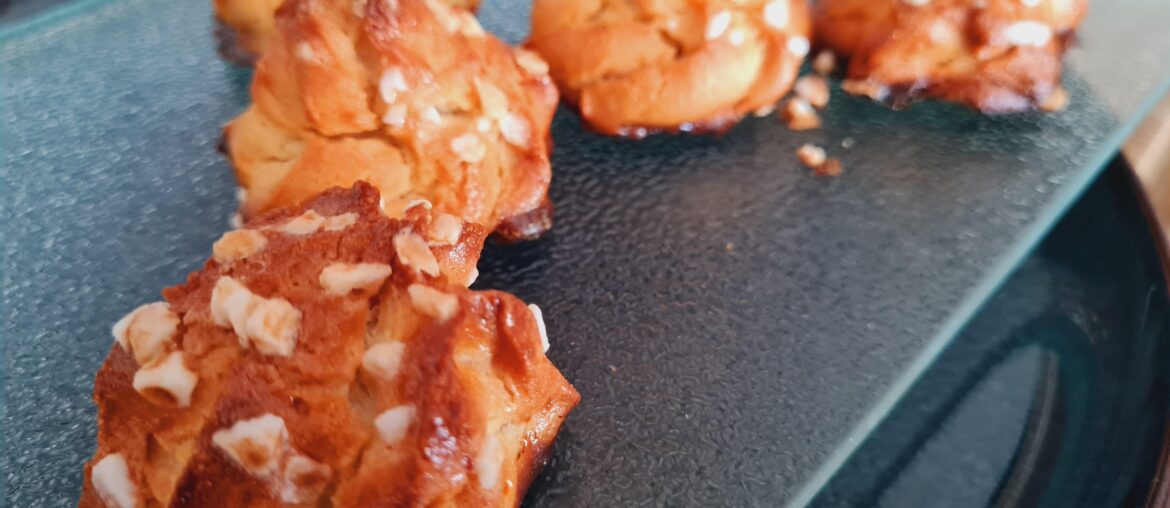 Chouquettes - french version of small cream puffs without cream but still addictive