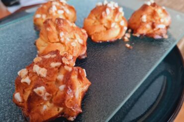 Chouquettes - french version of small cream puffs without cream but still addictive