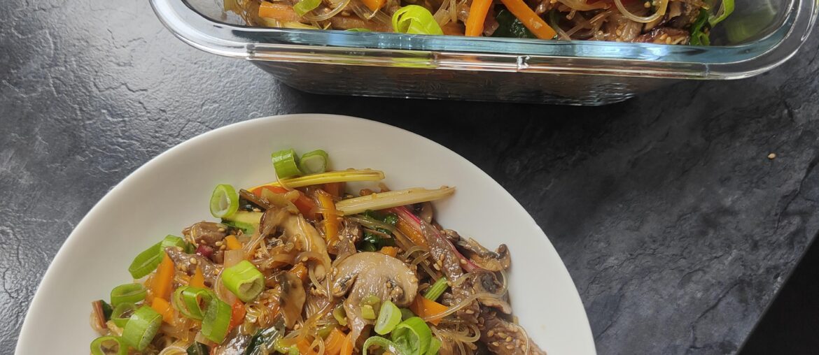 Japchae (homemade) in Berlin, Germany