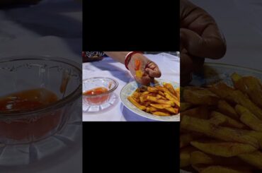 French fries.(very simple) french fry recipe. #food #shorts