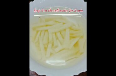 French Fry (homemade) #food #assamesefood #cooking #recipe #easyrecipe #shorts #short  #healthyfood