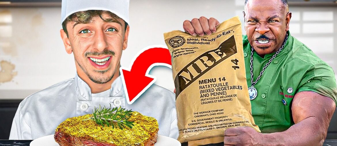 Turning Military Food Into Gourmet! (ft. Chef Rush) Turning Military Food Into Gourmet! (ft. Chef Rush)