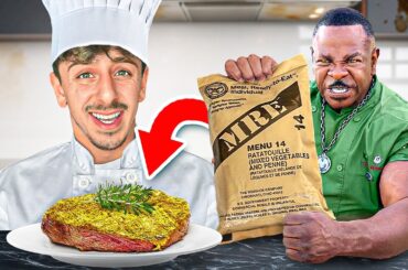Turning Military Food Into Gourmet! (ft. Chef Rush)