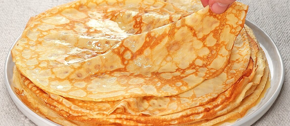 Amazing French Pancakes At Home in 10 minutes! How to make the most delicious crepes!
