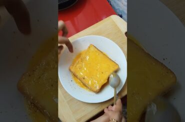 French Egg Toast Recipe #food #recipe #youtubeshorts #shorts #egg #eggrecipe #breakfast #trending