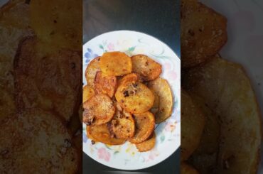 Butter Garlic potatoes #garlicpotatobites #potatofries  #steamedpotatoes#alu #aluksnacks