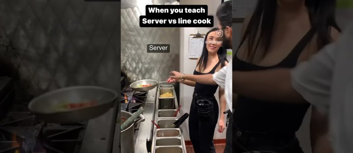Server vs line cook