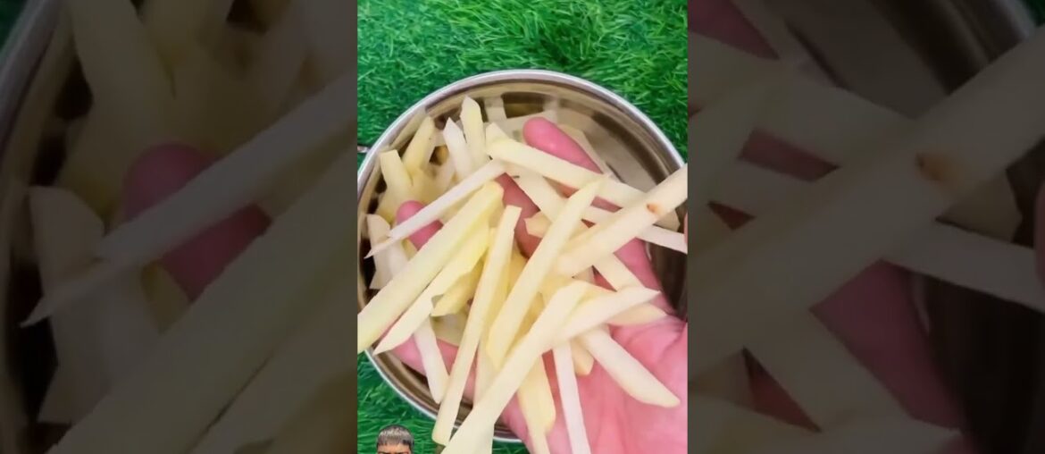 Online French fries VS home-made French fries #Shorts