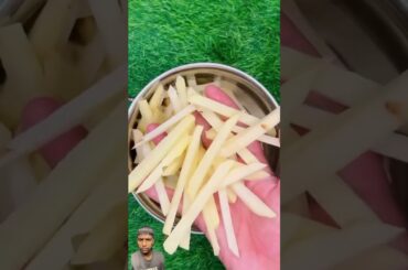 Online French fries VS home-made French fries #Shorts