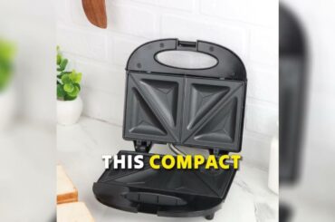 MILTON Express 800W Sandwich Toaster with Durable Die Cast Aluminium Plates | Power Indicators |