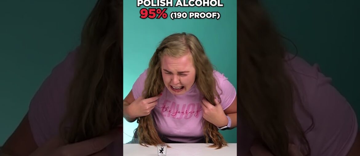 Trying A 95% Alcohol (190 Proof) Shot #shorts Trying A 95% Alcohol (190 Proof) Shot #shorts