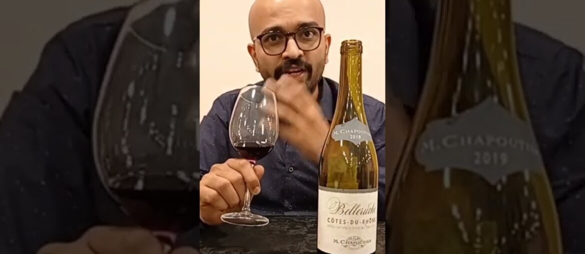 Cotes Du Rhone Belleruche M Chapoutier with the Indian Sommelier Cotes Du Rhone Belleruche M Chapoutier with the Indian Sommelier
