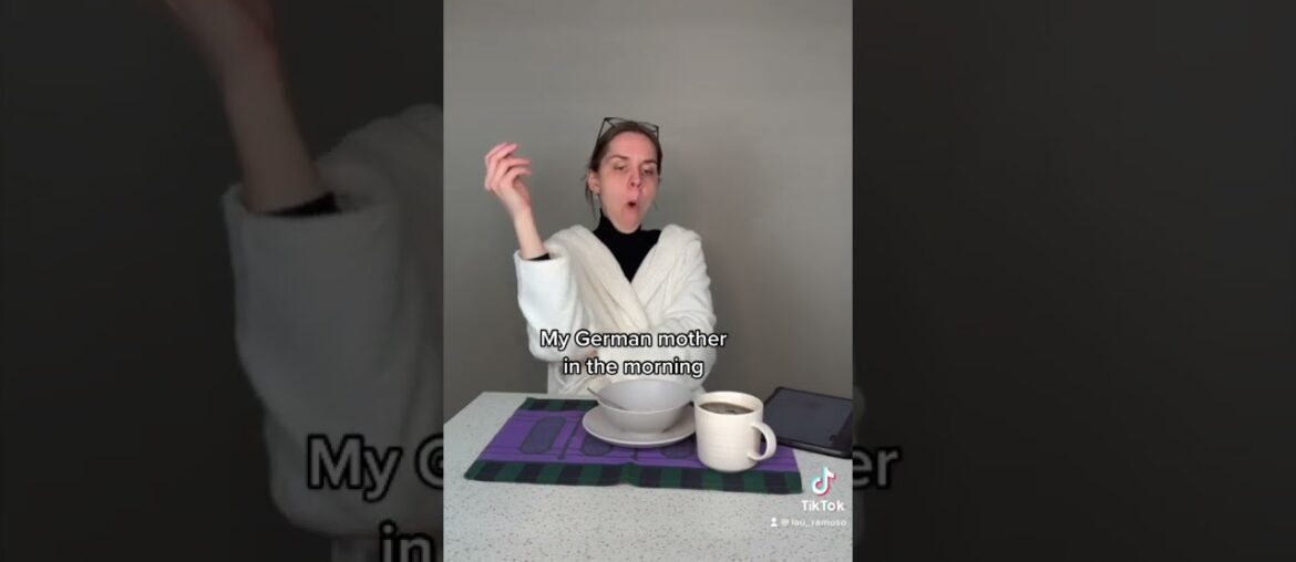 My German mother in the morning #shorts My German mother in the morning #shorts