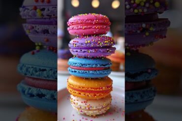 French Macaron Pastry #food #pastries #dessert #baking #yummy #delicious  #pastry #frenchpastries