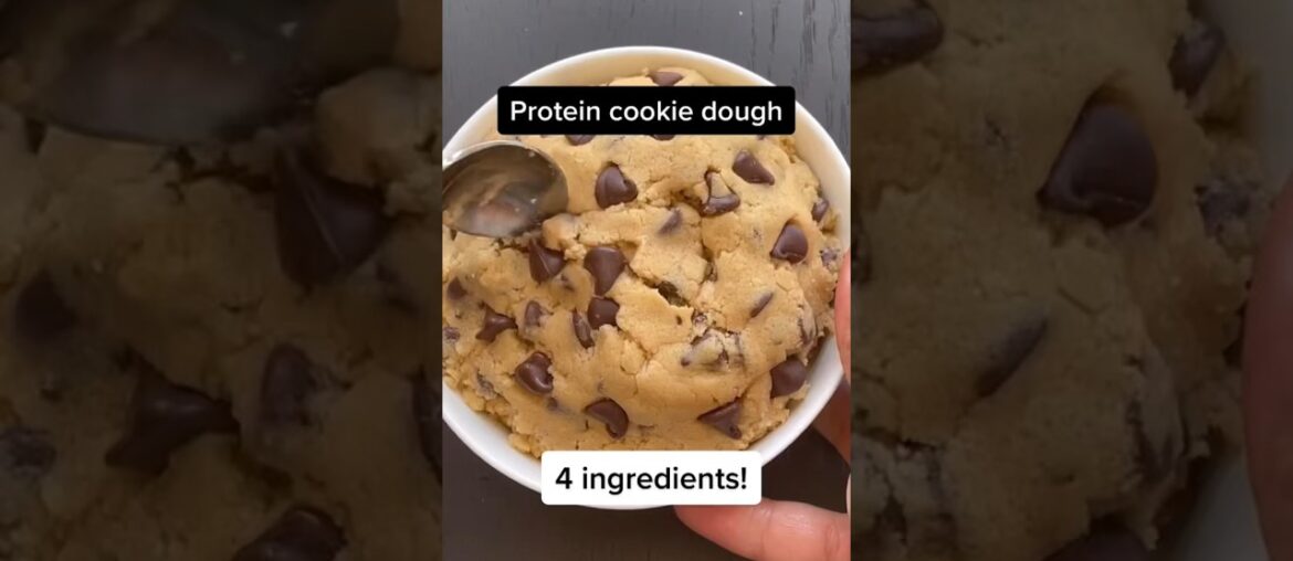 Protein cookie dough recipe. #proteincookiedough