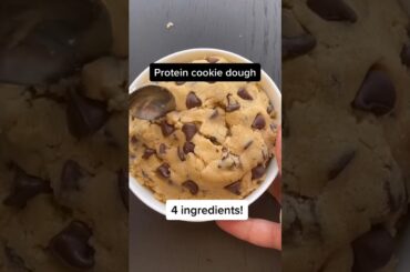 Protein cookie dough recipe. #proteincookiedough