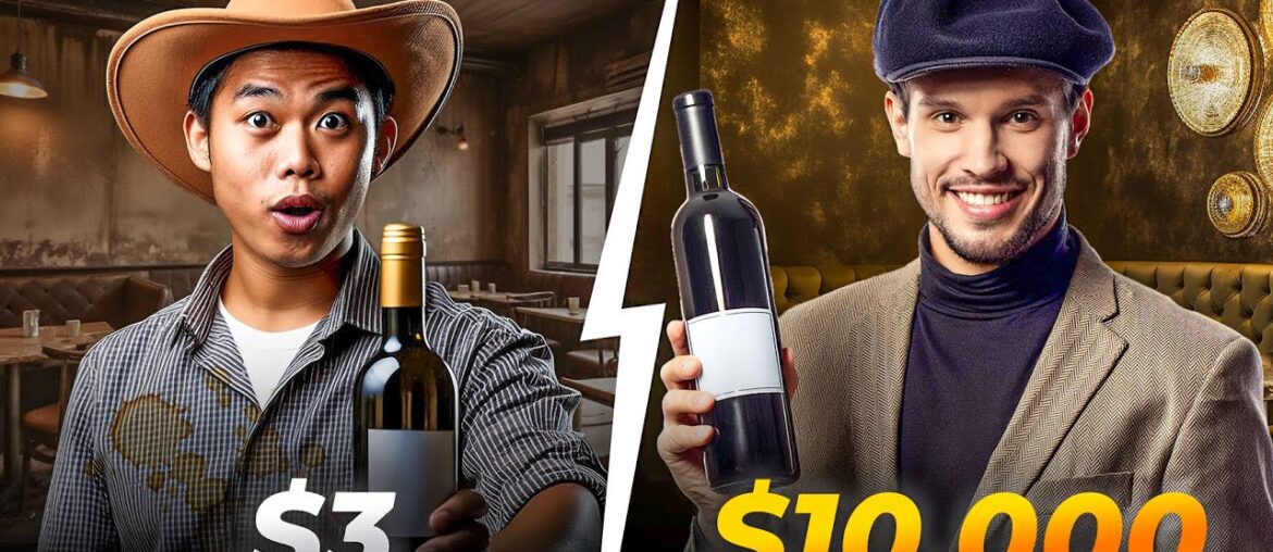 $3 American Wine Vs $10,000 French Wine: A Luxury Showdown $3 American Wine Vs $10,000 French Wine: A Luxury Showdown